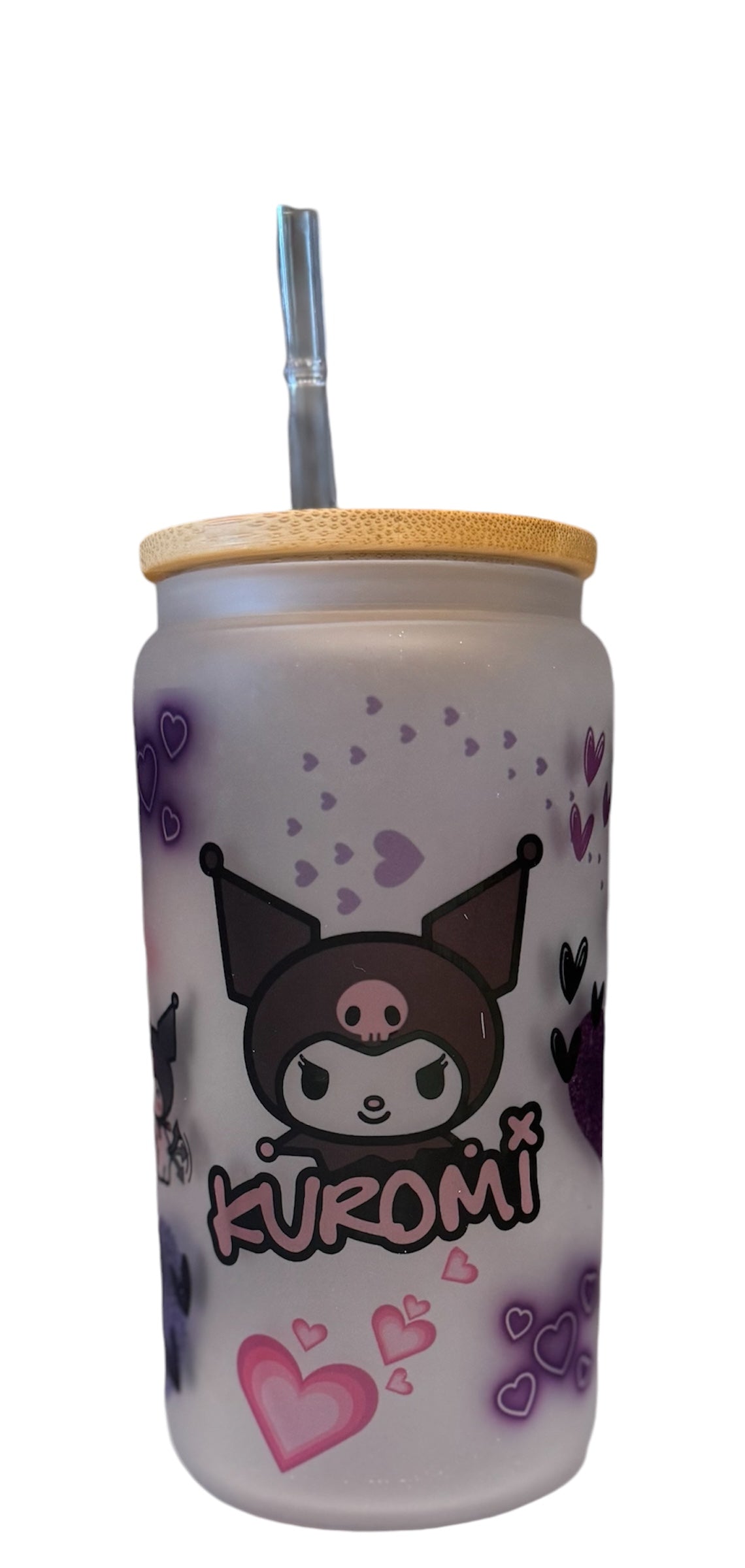 Kuromi Glass Tumbler