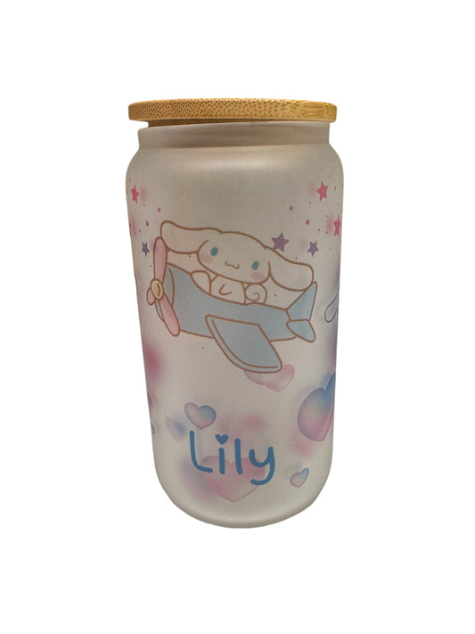 Cinnamoroll Glass Tumbler