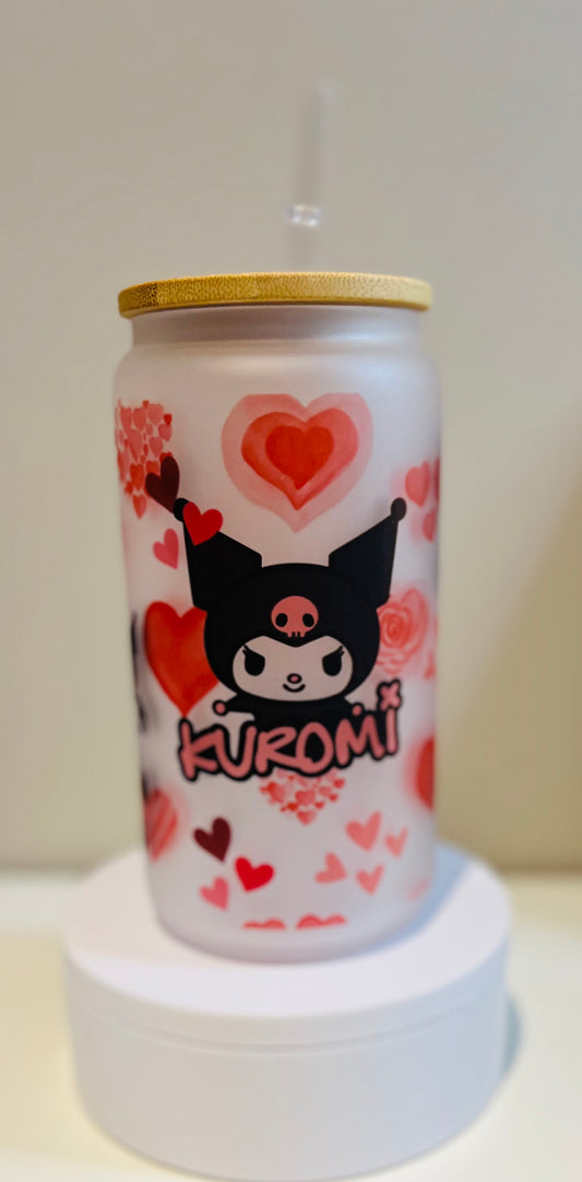 Kuromi Glass Tumbler